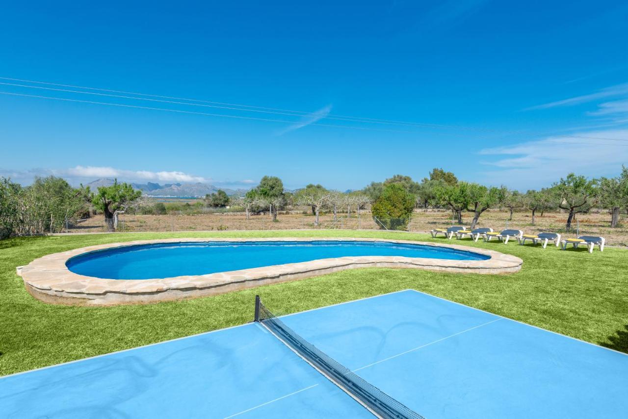 Villa Pou D,Ambroitx, Pool And Sea Views In Alcudia Eksteriør bilde
