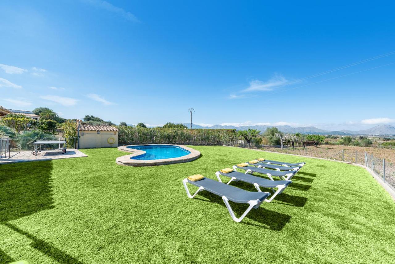 Villa Pou D,Ambroitx, Pool And Sea Views In Alcudia Eksteriør bilde