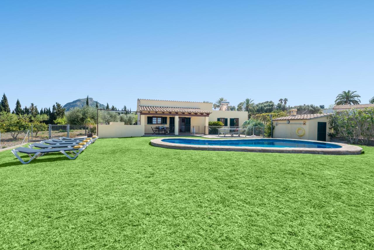 Villa Pou D,Ambroitx, Pool And Sea Views In Alcudia Eksteriør bilde