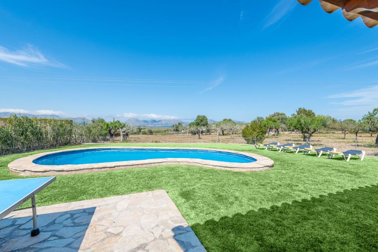 Villa Pou D,Ambroitx, Pool And Sea Views In Alcudia Eksteriør bilde