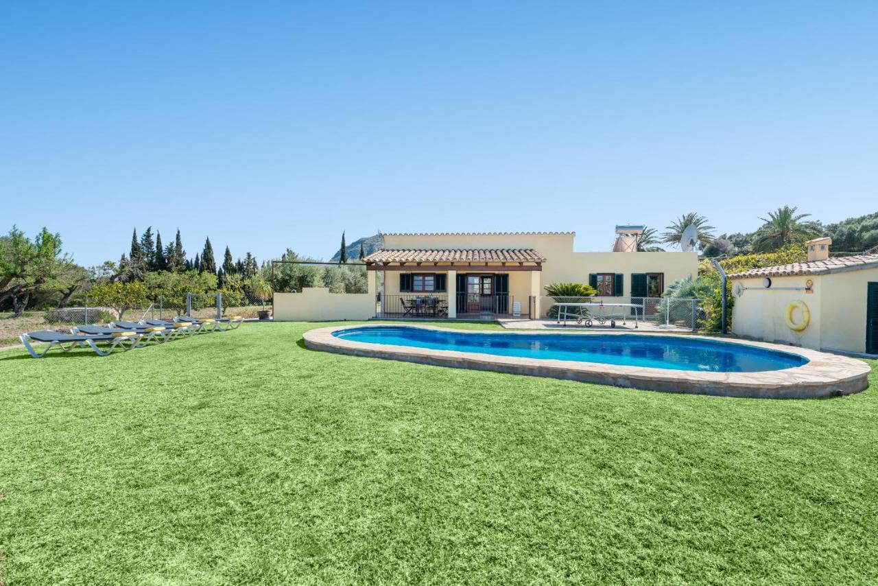 Villa Pou D,Ambroitx, Pool And Sea Views In Alcudia Eksteriør bilde